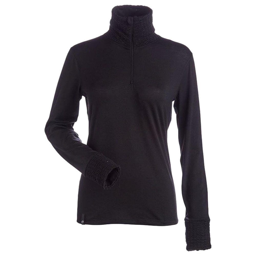 NILS ‘Holly’ Quarter Zip Ruched Turtleneck